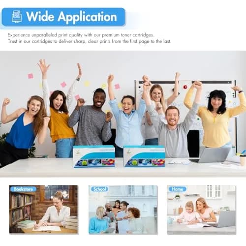 TRUE IMAGE 054H Toner Cartridge Set for Canon MF642Cdw MF644Cdw LBP622Cdw MF641Cw | High Yield 4-Pack thumbnail 8