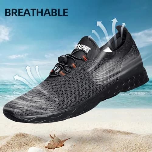 DOUSSPRT Men's Water Shoes Quick Dry | Breathable Mesh, Open Toe, Size 11 thumbnail 7