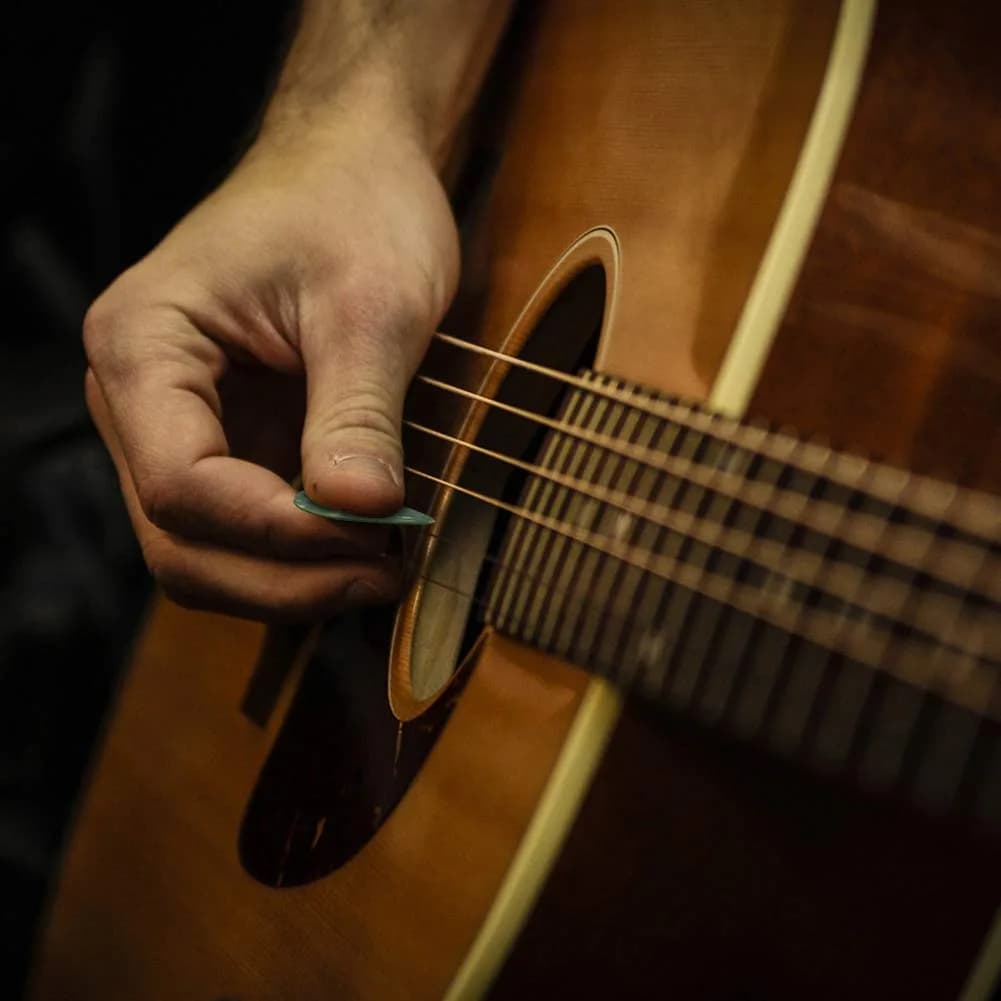 AUGSUN Silicone Guitar Finger Guards 5 Sizes & 5 Celluloid Picks | Pain Relief for Beginners - view 5