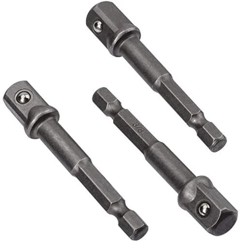 OIIKI 6 Pack 3/8 inch Square Socket Adapter Bit Set | Hardened HSS Impact Driver Bits for Automotive & DIY (70-120 chars) thumbnail 4