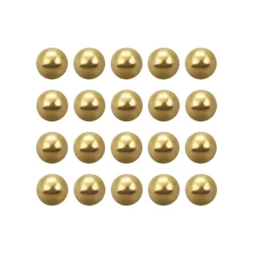 uxcell 6.75mm Precision Solid Brass Bearing Balls 100pcs | Corrosion Resistant Industrial Balls thumbnail 1