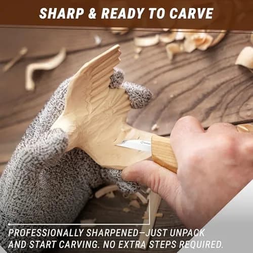 BeaverCraft Wood Carving Detail Knife C15 1.4" | Precision Whittling Tool for Beginners & Kids thumbnail 6