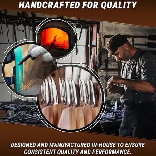BeaverCraft Wood Carving Detail Knife C15 1.4" | Precision Whittling Tool for Beginners & Kids thumbnail 8