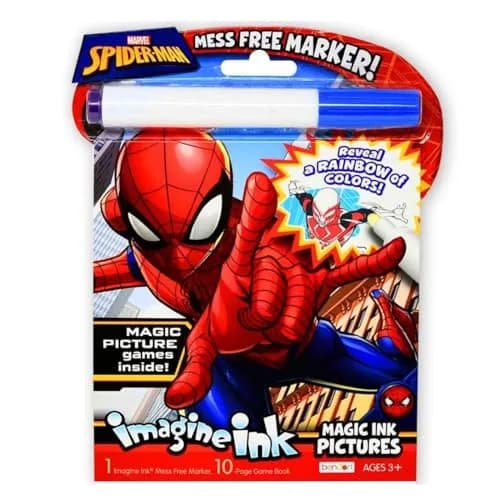Bendon Imagine Ink Magic Ink Pictures (Ultimate Spider-Man) | Creative Toy for Kids thumbnail 1