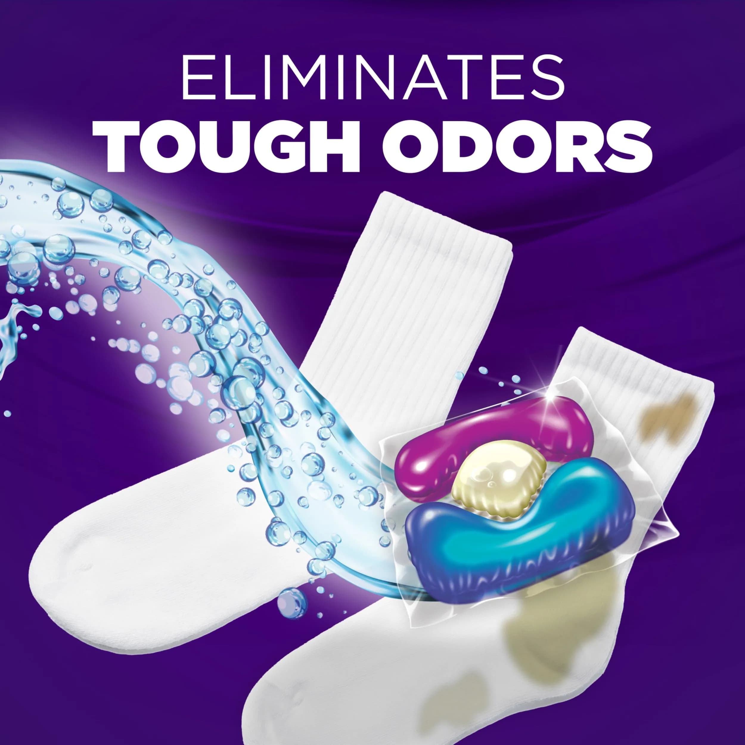 Arm & Hammer Plus OxiClean Odor Blasters Laundry Detergent Pods, 42 Count | Concentrated Formula for Tough Odors - view 4