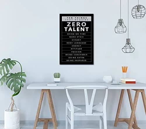 Yatsen Bridge Motivational Wall Art -10 Keys to Success Poster, 12x16 in | Positive Quotes Office Decor for Home & Gym thumbnail 2