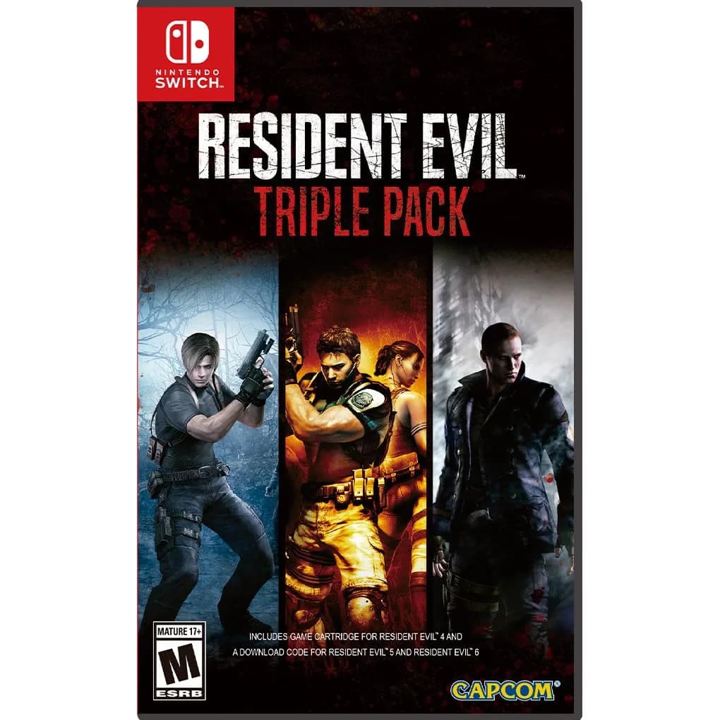 Resident Evil Triple Pack - Nintendo Switch | 3 Classic Horror Games