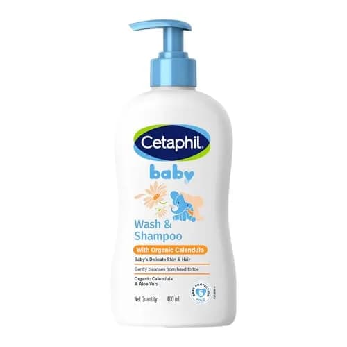 Cetaphil 2-in-1 Baby Shampoo & Body Wash, Tear-Free, Calendula, 399ml (13.5 Fl Oz) | Gentle Cleansing for Sensitive Skin thumbnail 1