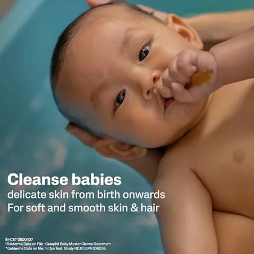 Cetaphil 2-in-1 Baby Shampoo & Body Wash, Tear-Free, Calendula, 399ml (13.5 Fl Oz) | Gentle Cleansing for Sensitive Skin thumbnail 7
