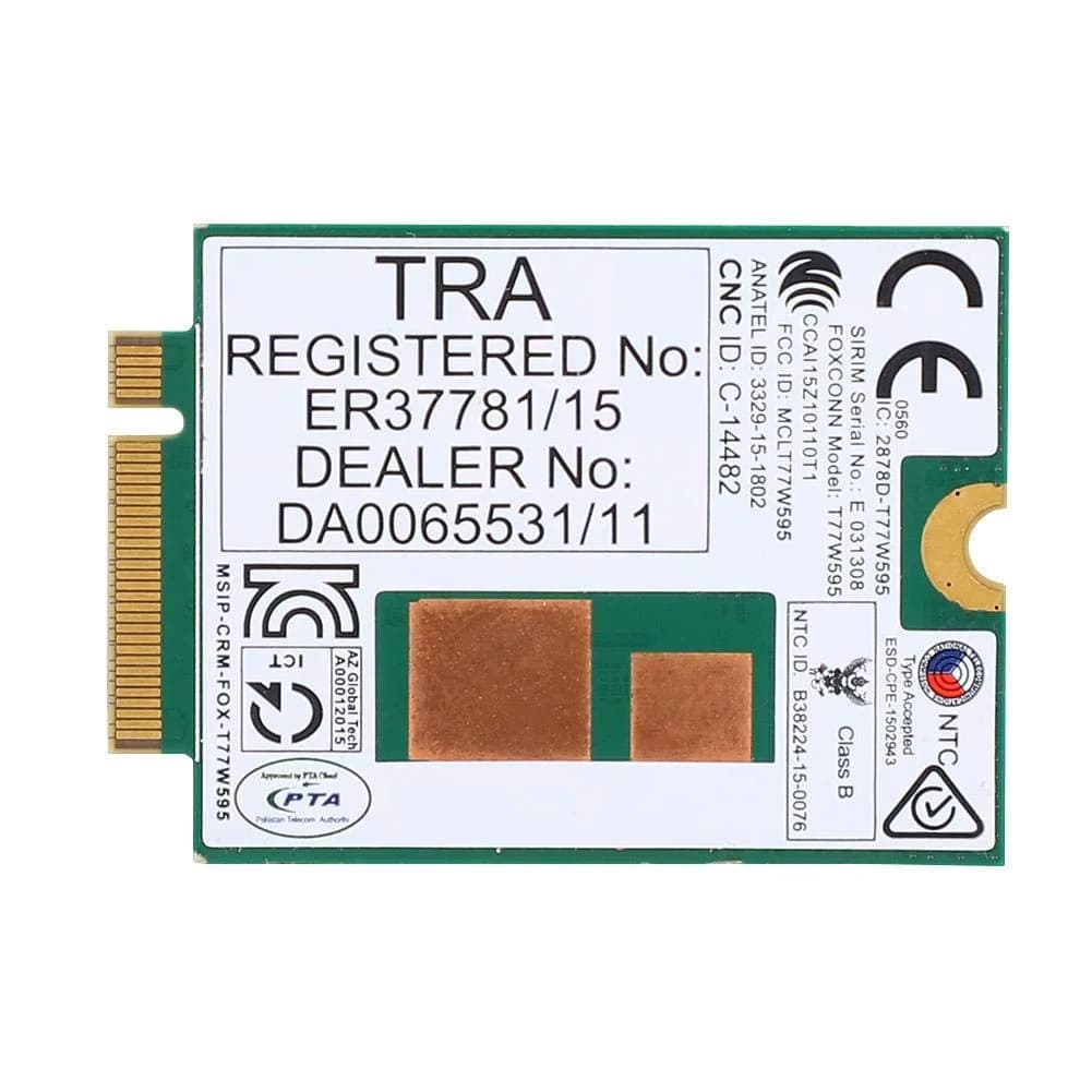 ASHATA 4G LTE Card Module T77W595 | 4G Network Card for Probook/EliteBook 820/840/850 G2 G3