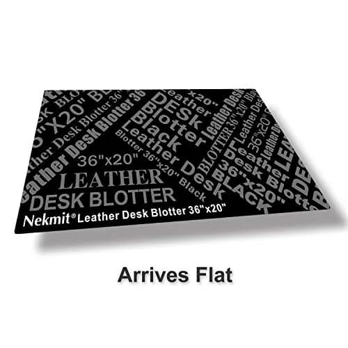 Nekmit Leather Desk Blotter Pad 36 x 20 Inches | Waterproof, Non-Slip, Elegant Office Accessory thumbnail 8