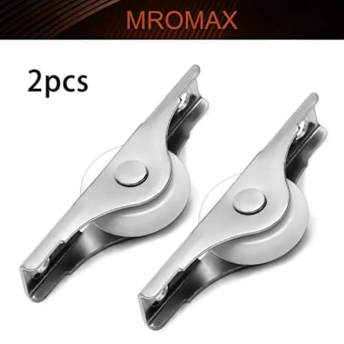 MroMax Nylon Door/Window Roller Replacement 2Pcs 23mm/0.91" Dia White | Durable Sliding Door Pulley thumbnail 4