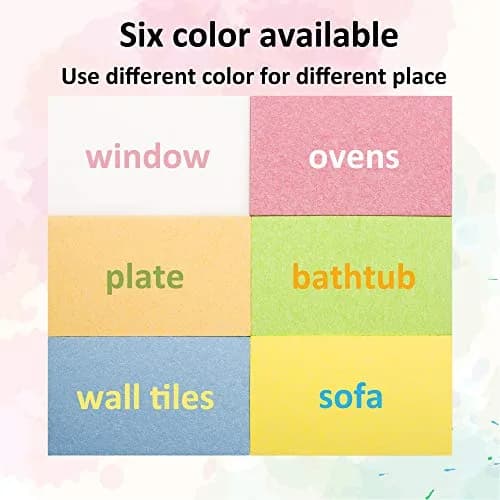 ARCLIBER Compressed Scrub Sponge 18-Pack | Biodegradable Cellulose for Kitchen, Bathroom, Cars thumbnail 6