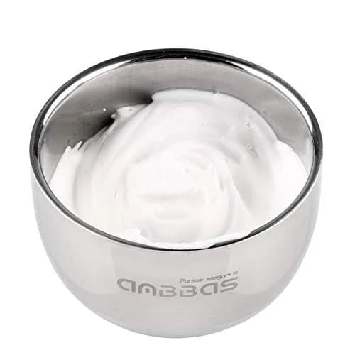 Anbbas 3-in-1 Shaving Brush Set with Synthetic Badger Hair Wood Handle, Stainless Steel Stand and Bowl | Perfect for Traditional Wet Shave thumbnail 4