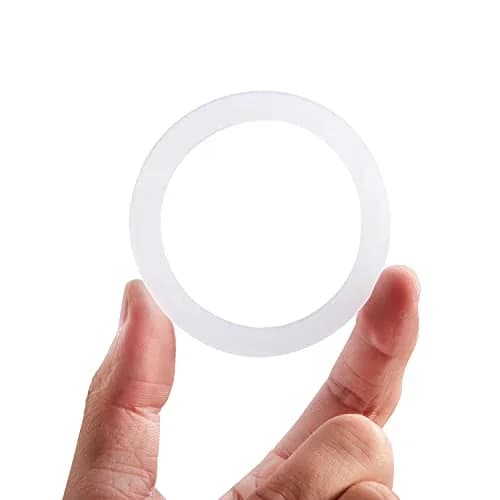 LitOrange Moka Pot Gasket Set 8 Pcs | 65mm OD, 50mm ID Silicone Replacement for 3 & 4 Cup Bialetti Stovetop Espresso Makers thumbnail 5