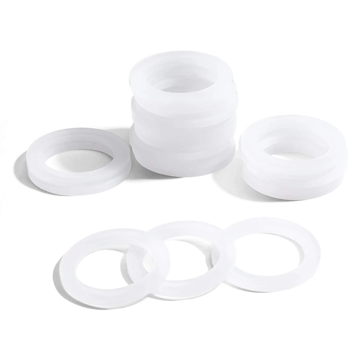 LitOrange Moka Pot Gasket Set 8 Pcs | 65mm OD, 50mm ID Silicone Replacement for 3 & 4 Cup Bialetti Stovetop Espresso Makers - view 8
