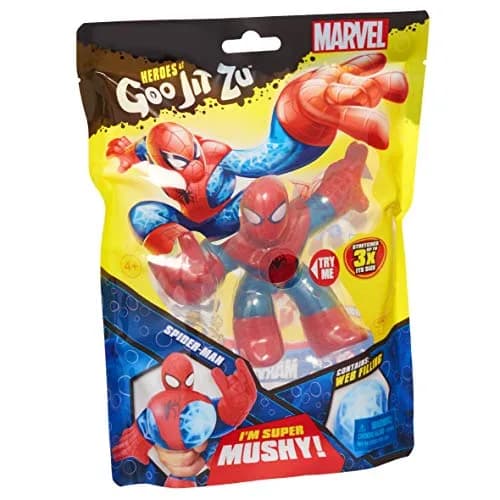 Heroes of Goo Jit Zu Spider-Man Marvel Hero Pack 13.5cm (5.31 inches) | ASTM-Tested Toy Figure thumbnail 4