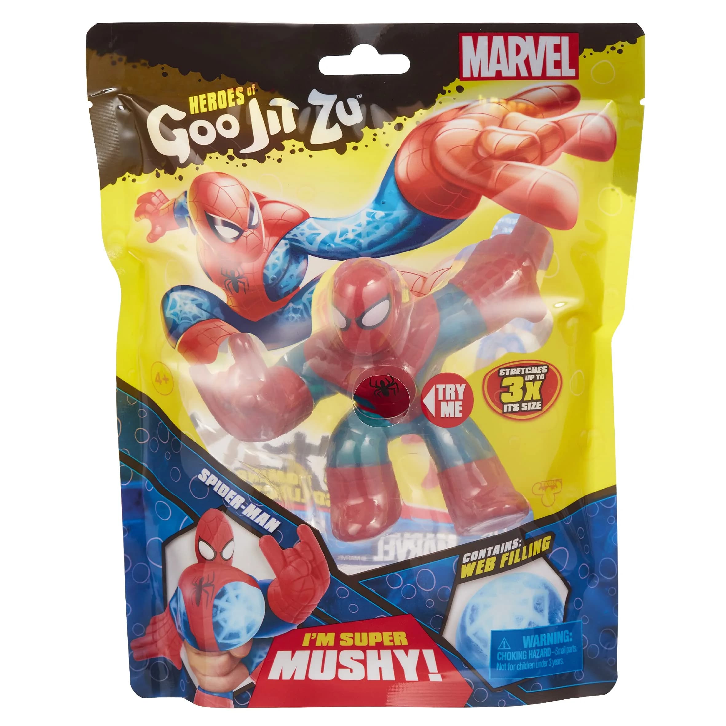Heroes of Goo Jit Zu Spider-Man Marvel Hero Pack 13.5cm (5.31 inches) | ASTM-Tested Toy Figure - view 5