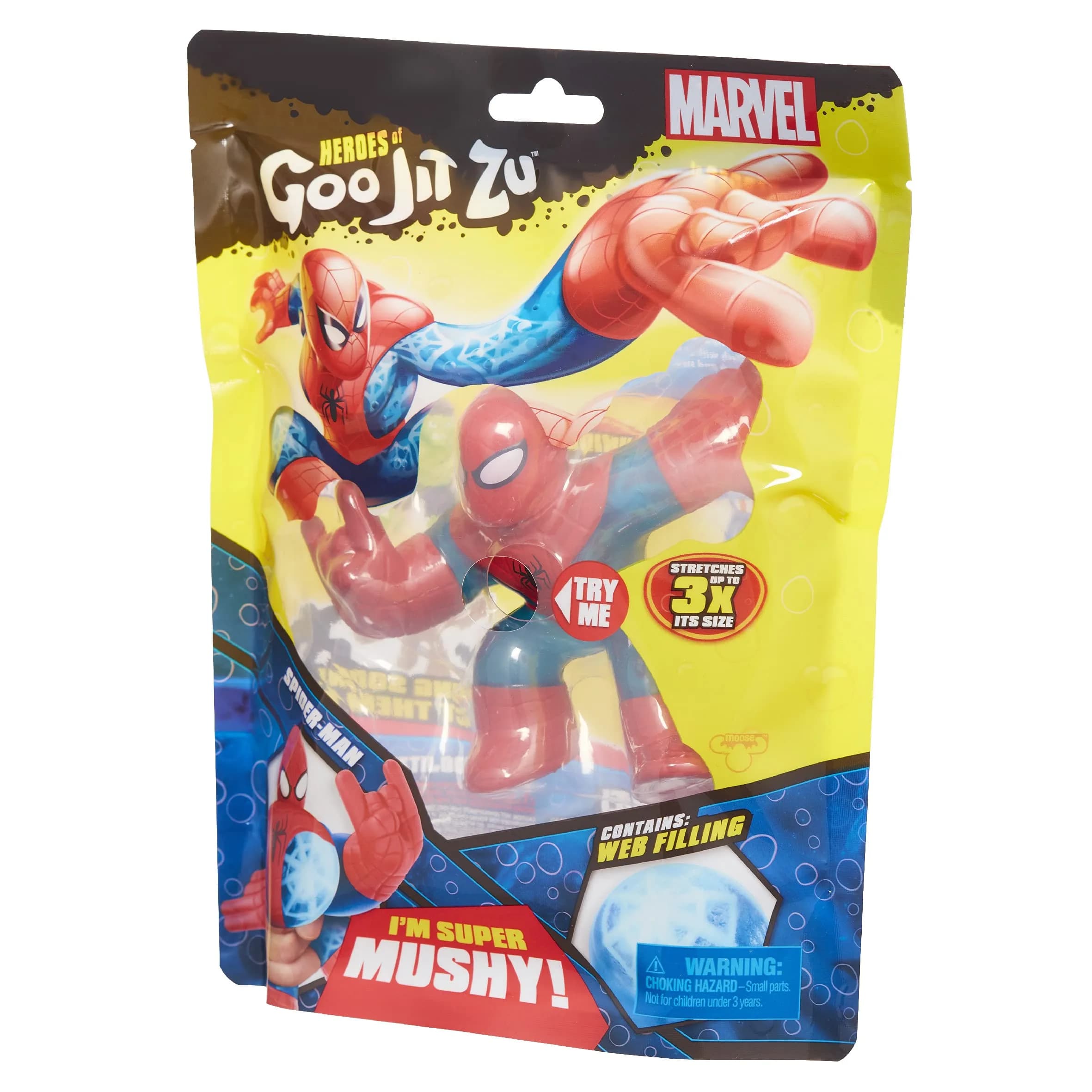 Heroes of Goo Jit Zu Spider-Man Marvel Hero Pack 13.5cm (5.31 inches) | ASTM-Tested Toy Figure - view 2
