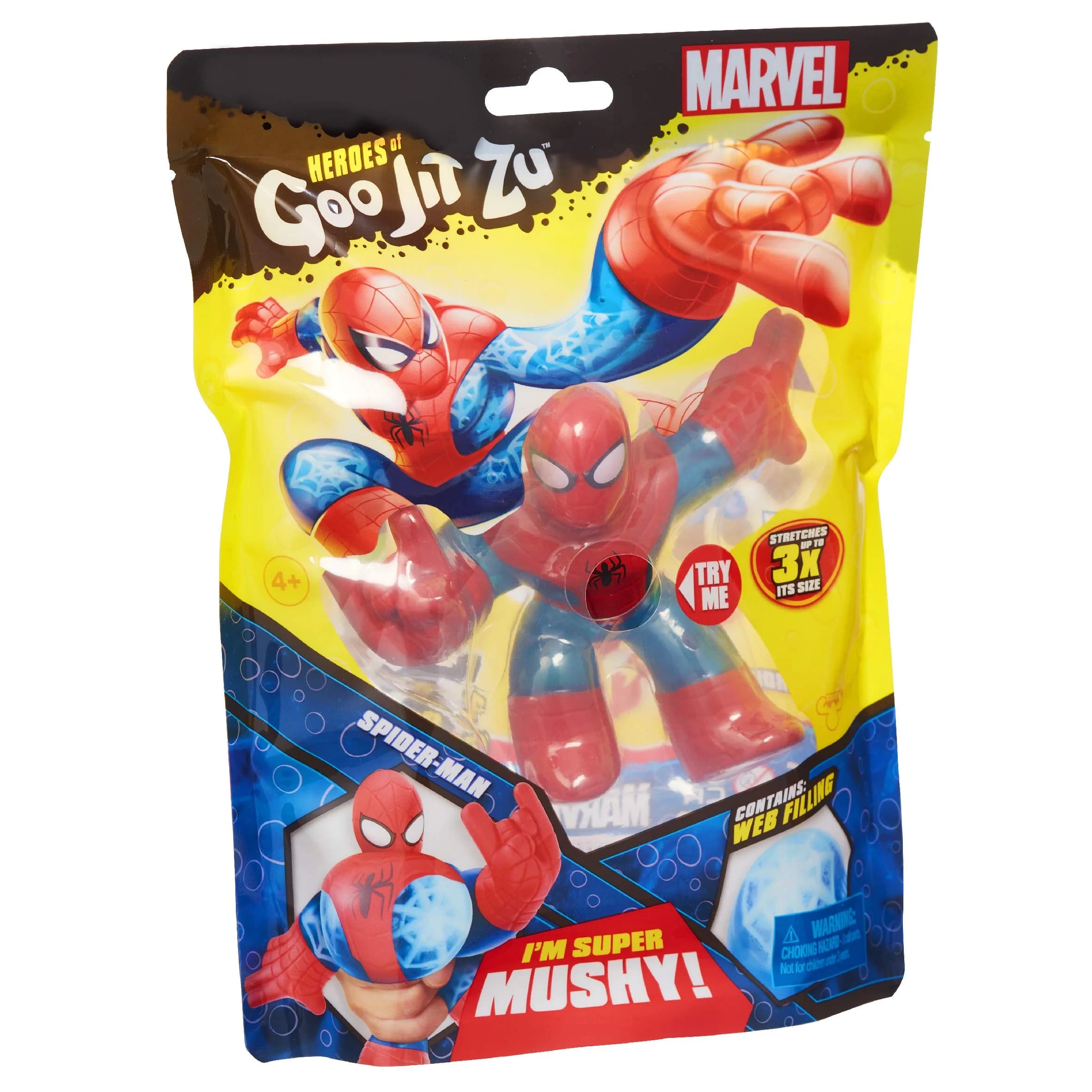 Heroes of Goo Jit Zu Spider-Man Marvel Hero Pack 13.5cm (5.31 inches) | ASTM-Tested Toy Figure - view 4