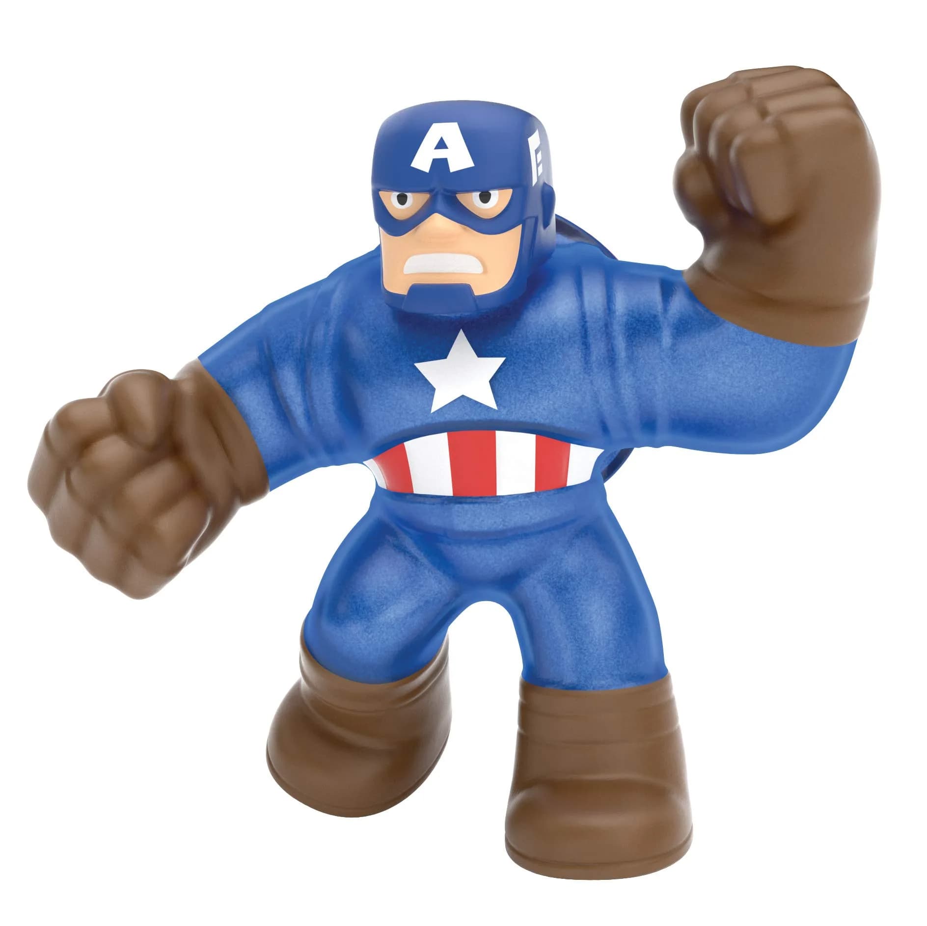 Heroes of Goo Jit Zu Captain America Stretchy Toy Figure | 15.6 cm (6.1 in) Stretchable - main product image