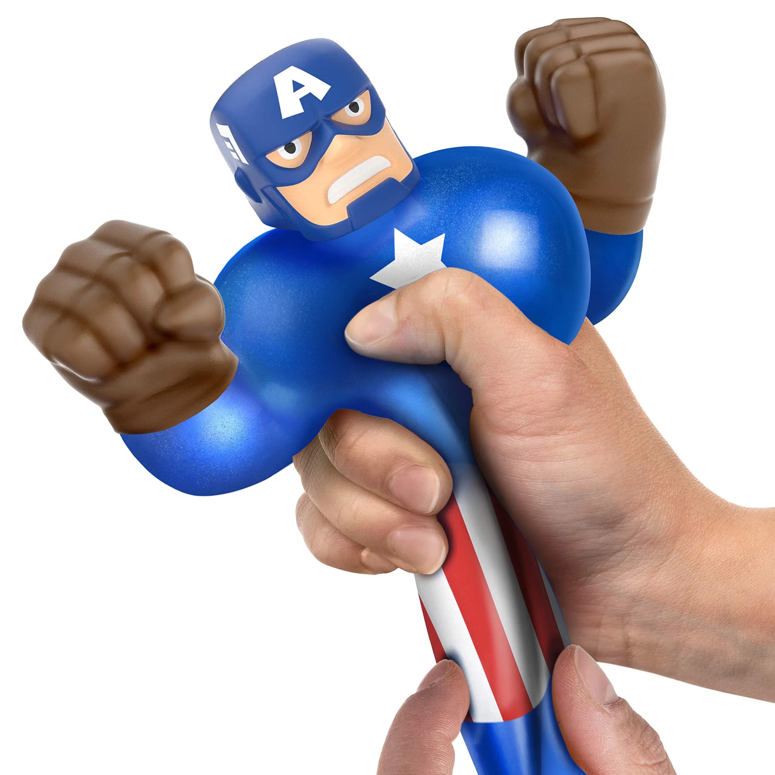 Heroes of Goo Jit Zu Captain America Stretchy Toy Figure | 15.6 cm (6.1 in) Stretchable - view 3