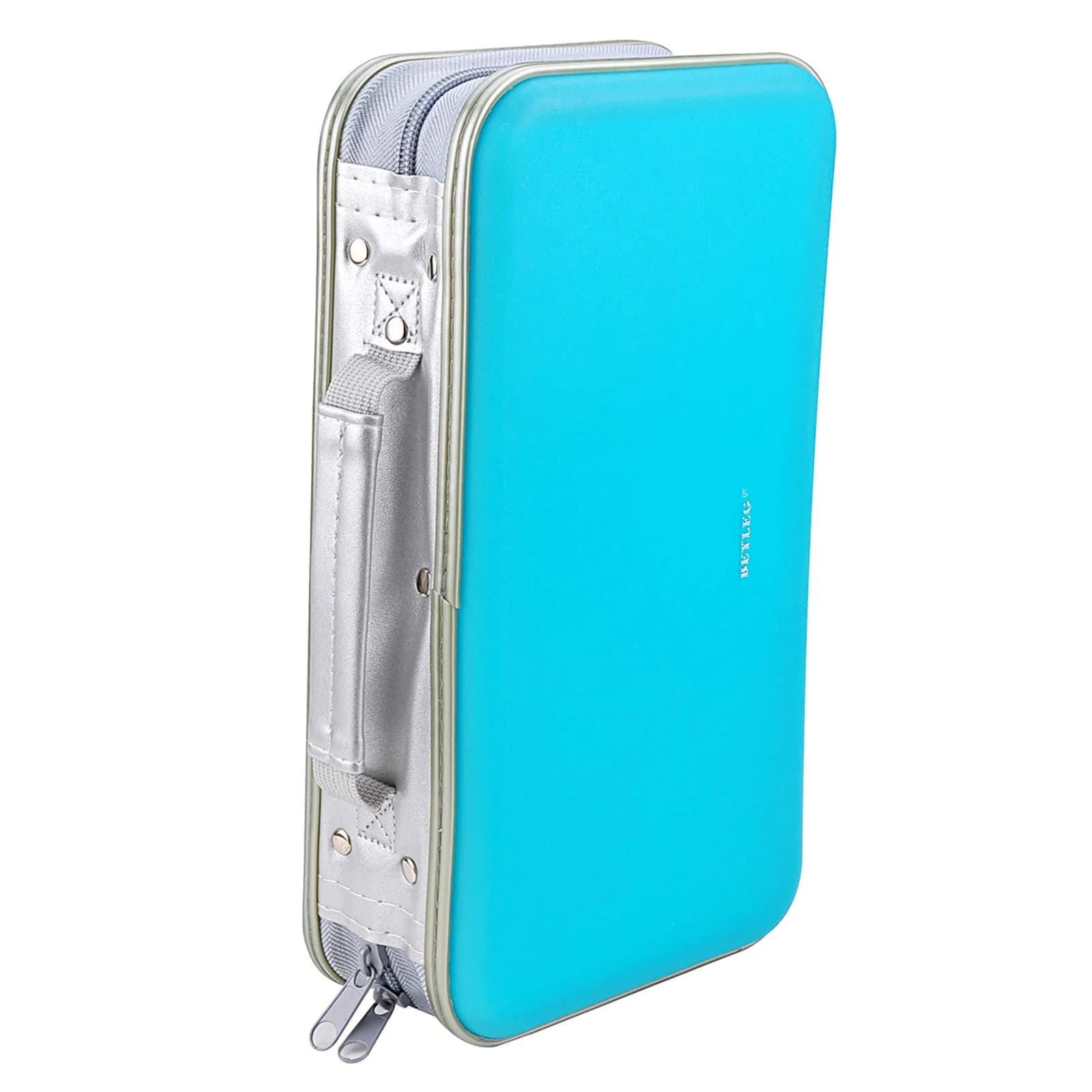 Wismart CD DVD Wallet 96 Capacity Skyblue | Heavy Duty Hard Shell Organizer (70-120 chars)