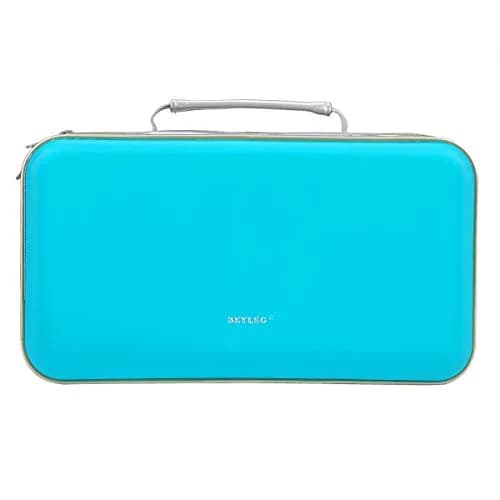 Wismart CD DVD Wallet 96 Capacity Skyblue | Heavy Duty Hard Shell Organizer (70-120 chars) thumbnail 4