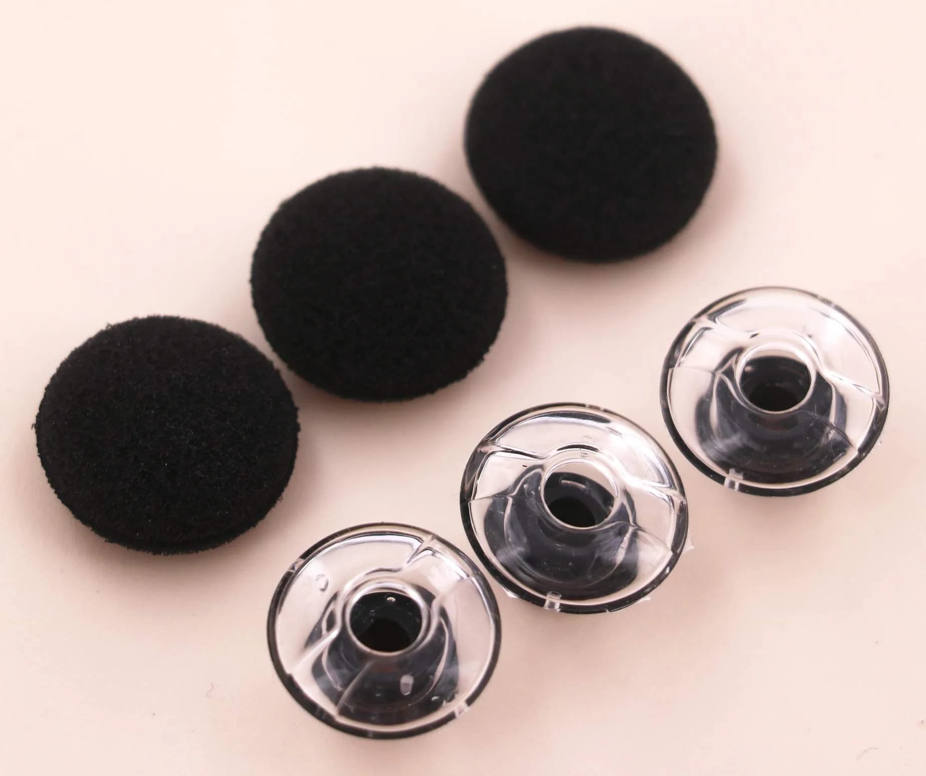 IiEXCEL Clear Replacement Eartip Kit for Plantronics Voyager Legend & 5200 Headsets | 3-Pack Large Size - view 7