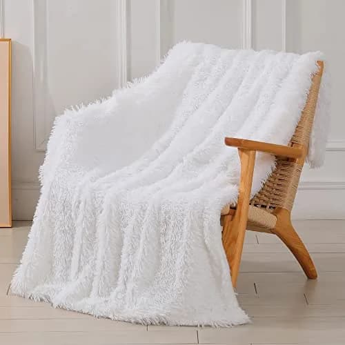 Tuddrom Decorative Extra Soft Faux Fur Throw Blanket 127x152 cm (50"x60") | Soft, Fluffy, and Warm for All Seasons thumbnail 2