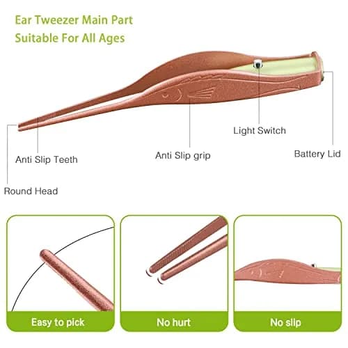 SENLMLER 4 Pack Ear Pick with Light | Safe Ear Wax Removal Kit for Kids & Adults thumbnail 5