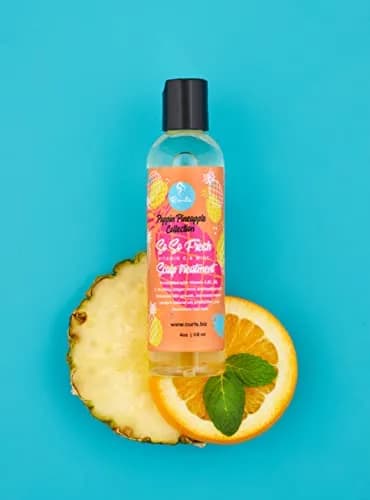 Curls Poppin Pineapple Vitamin C Scalp Treatment 4 Fl Oz | Refreshing, Nourishing & Protecting for All Curl Types thumbnail 2