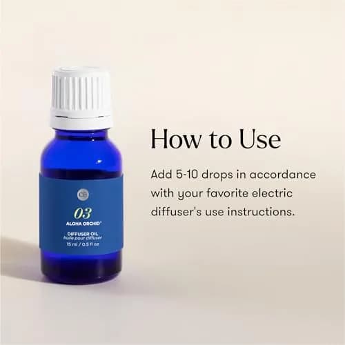 Capri Blue Aloha Orchid Diffuser Oil Refill 15ml (0.5 fl oz) | Long-Lasting Floral Home Fragrance thumbnail 5