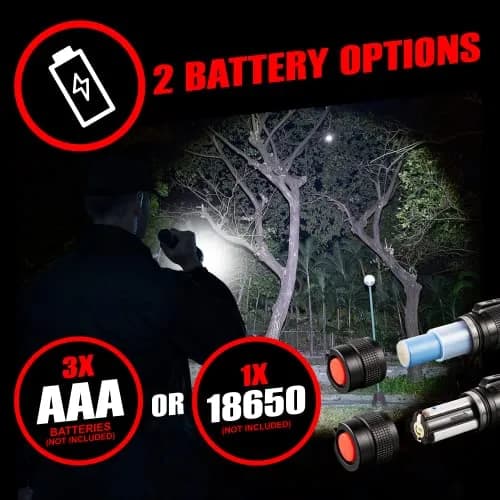 GearLight Tactical LED Flashlight Compact Water Resistant | Military-Grade Aluminum, Drop & Weather Resistant thumbnail 5