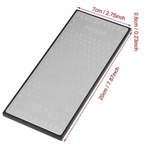 Vikye Diamond Sharpening Stone 200 x 70mm | Double Sided 400 & 1000 Grit for Knives thumbnail 6
