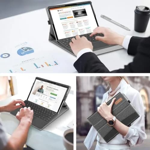 FINTIE Protective Case for Microsoft Surface Go 4/3/2/1 2023/2021/2020/2018 | Multi-Angle Kickstand & Premium Synthetic Leather thumbnail 8