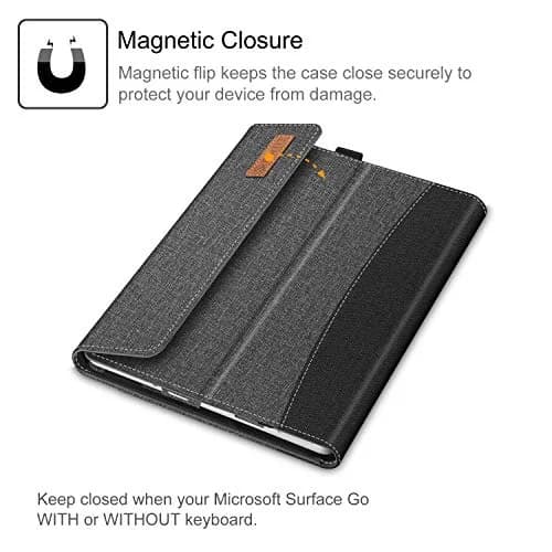 FINTIE Protective Case for Microsoft Surface Go 4/3/2/1 2023/2021/2020/2018 | Multi-Angle Kickstand & Premium Synthetic Leather thumbnail 9