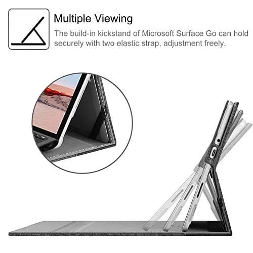 FINTIE Protective Case for Microsoft Surface Go 4/3/2/1 2023/2021/2020/2018 | Multi-Angle Kickstand & Premium Synthetic Leather thumbnail 2