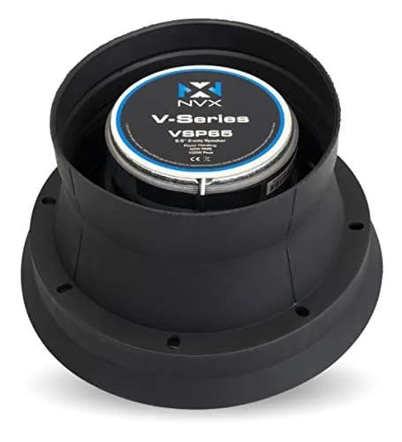 NVX 2 Piece Weatherproof Silicone Rubber Speaker Baffle Kit for 6.5" and 6.75" | Waterproof Silicone for Car Speakers thumbnail 9
