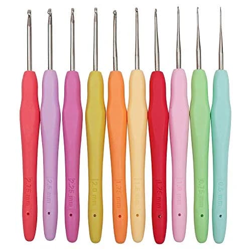 MTGHYARE Crochet Hook Set 0.5mm - 2.75mm | Ergonomic Soft Grip Handles for Fine Lacework thumbnail 5
