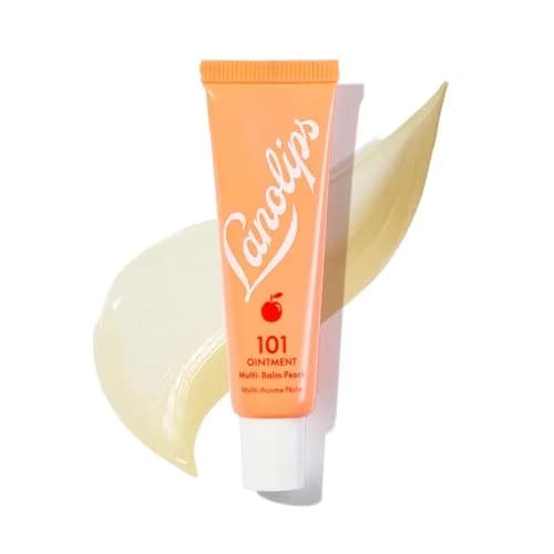 Lanolips Lanolin 101 Multipurpose Ointment Peach | Natural Moisturizer for Dry Lips & Skin (70-120 chars) thumbnail 1