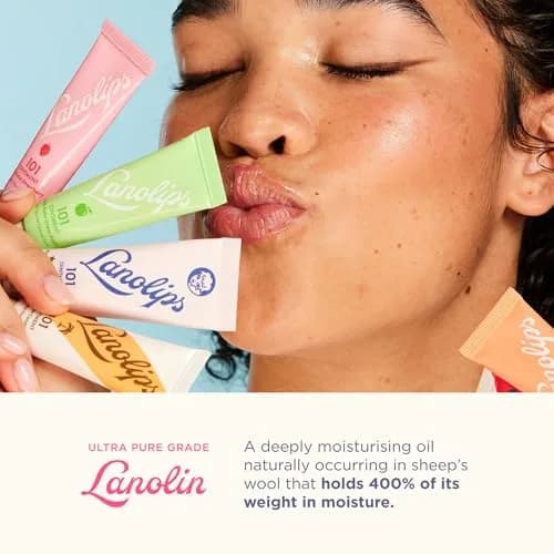 Lanolips Lanolin 101 Multipurpose Ointment Peach | Natural Moisturizer for Dry Lips & Skin (70-120 chars) thumbnail 3