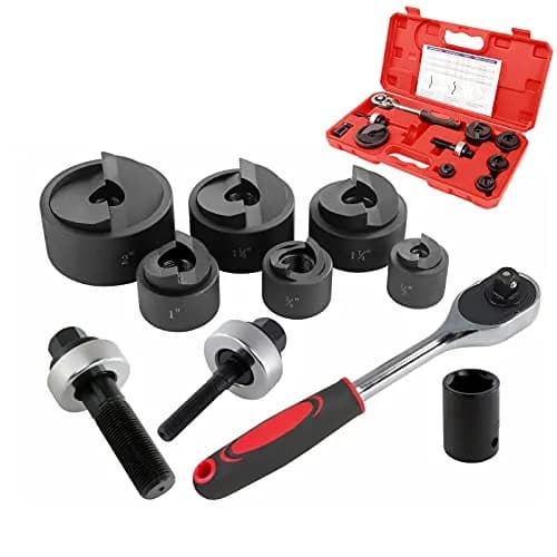 iGeelee Hole Punch Set 6-Piece | Clean, Versatile, Durable for Metal & DIY Projects thumbnail 1