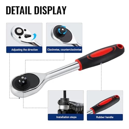 iGeelee Hole Punch Set 6-Piece | Clean, Versatile, Durable for Metal & DIY Projects thumbnail 4