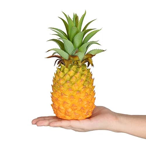 Lvydec Artificial Pineapple 2 Pack 20.8cm (8.2") | Realistic Fake Fruit for Home Decor thumbnail 5