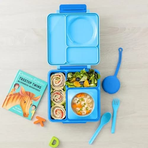 Omie Kids Fork & Spoon Set with Travel Case | BPA-Free, Dishwasher Safe, 3+ Years thumbnail 3