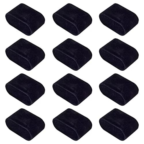 PH PandaHall Jewelry Storage 12pcs Watch Pillow Velvet Black | Stable, Elegant Display for Small Business & Home Use thumbnail 1