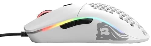 Glorious Model O- (Minus) Compact Wired Gaming Mouse - 58g Superlight Honeycomb, Pixart 3360, 6 Buttons | Matte White thumbnail 4