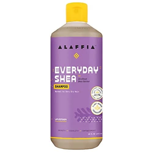 Alaffia Lavender Shea Sulfate-Free Shampoo 16 Oz | Moisturizing & Calming for All Hair Types thumbnail 1