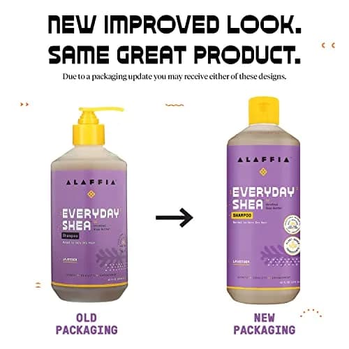 Alaffia Lavender Shea Sulfate-Free Shampoo 16 Oz | Moisturizing & Calming for All Hair Types thumbnail 2